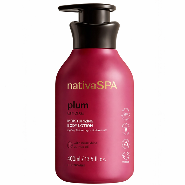 Crema Corporal Hidratante Nativa SPA Ameixa 400ml – Hidratación Intensa y Aroma Frutal Duradero