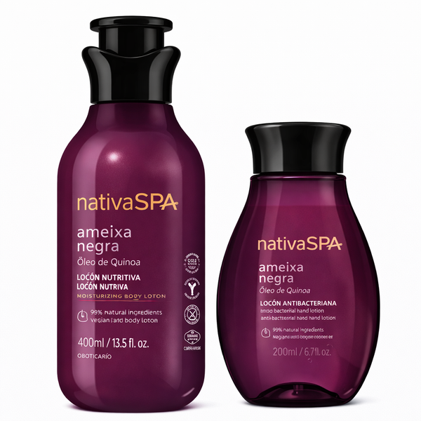 Pack Duo Nativa SPA Ameixa Negra | Loción + Aceite Corporal Hidratante