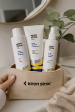 Pack Frizz Control Keen Strok | Champú + Acondicionador + Spray + Neceser de Regalo | Edición Limitada