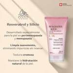Crema de Limpieza Facial Botik Resveratrol + Silício 150ml – Limpieza Suave y Eficaz para Piel Madura