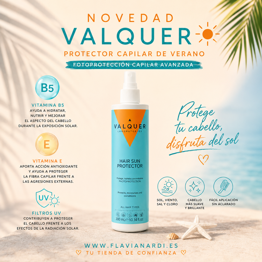 Valquer Protector Solar Capilar 300ml | Protección UV para Cabello