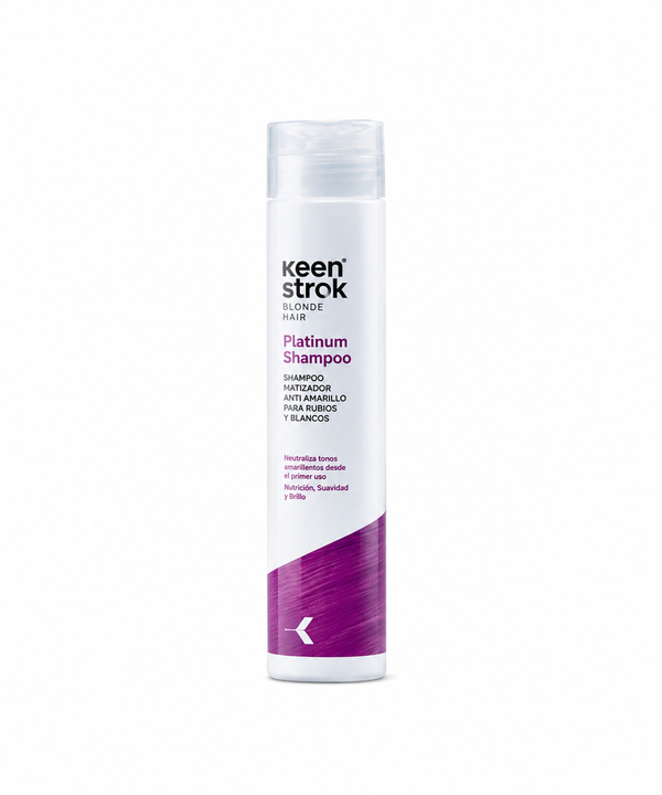 Champú Platinum Keen Strok 250ml – Champú Violeta Antiamarillos