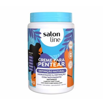 Salon Line Crema de Peinar Definición Natural 1Kg | Rizos Sueltos e Hidratados