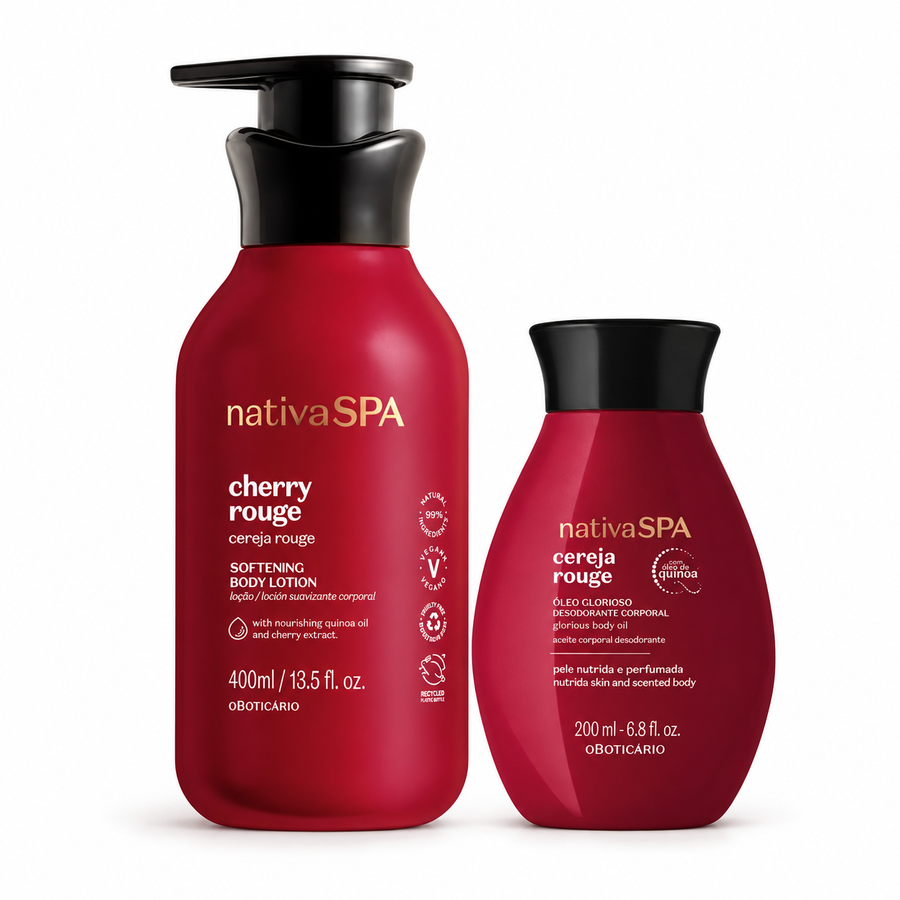 Dúo Cereja Rouge Crema 400ml + Aceite 200ml | O Boticário