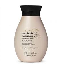 Nativa SPA Aceite Glorioso Vainilla de Madagascar 200ml | O Boticário