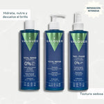 Valquer Pack Total Repair para Cabellos Dañados - Champú, Mascarilla y Acondicionador Bifásico - 975 ml