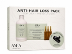 Pack Anticaída Anea Hair Loss Champú + 12 Ampollas + Cepillo Masajeador