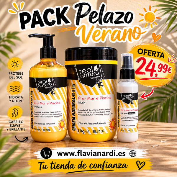 Pack Pro Mar y Piscina Real Natura | Protección Solar Capilar