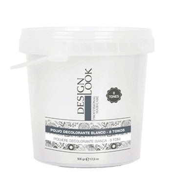 Polvo Decolorante Blanco Design Look 8 Tonos | Decoloración Profesional para Mechas