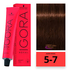 Tinte Igora Royal 5.7 Castaño Claro Cobrizo - Schwarzkopf