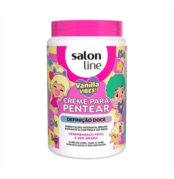 Salon Line Crema de Peinar Vanilla Vibes Kids 1Kg | Definición e Hidratación Infantil