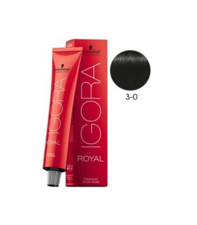 Schwarzkopf Professional Tinte Igora Royal Color 3-0 Castaño Oscuro