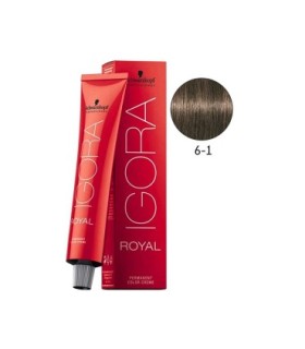 Schwarzkopf Professional Tinte Igora Royal Color 6.1 Rubio Oscuro Ceniza