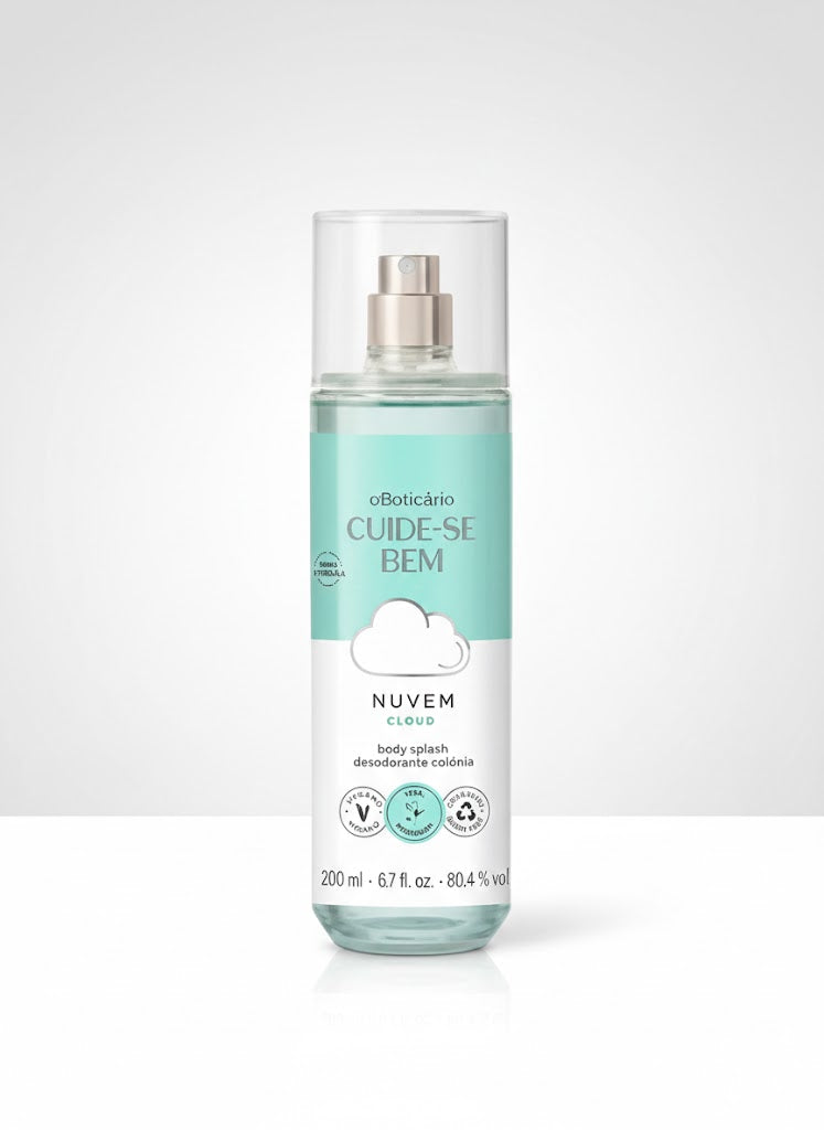 Body Splash Cuide-se Bem Nuvem 200ml – Fragancia Fresca y Confortable 